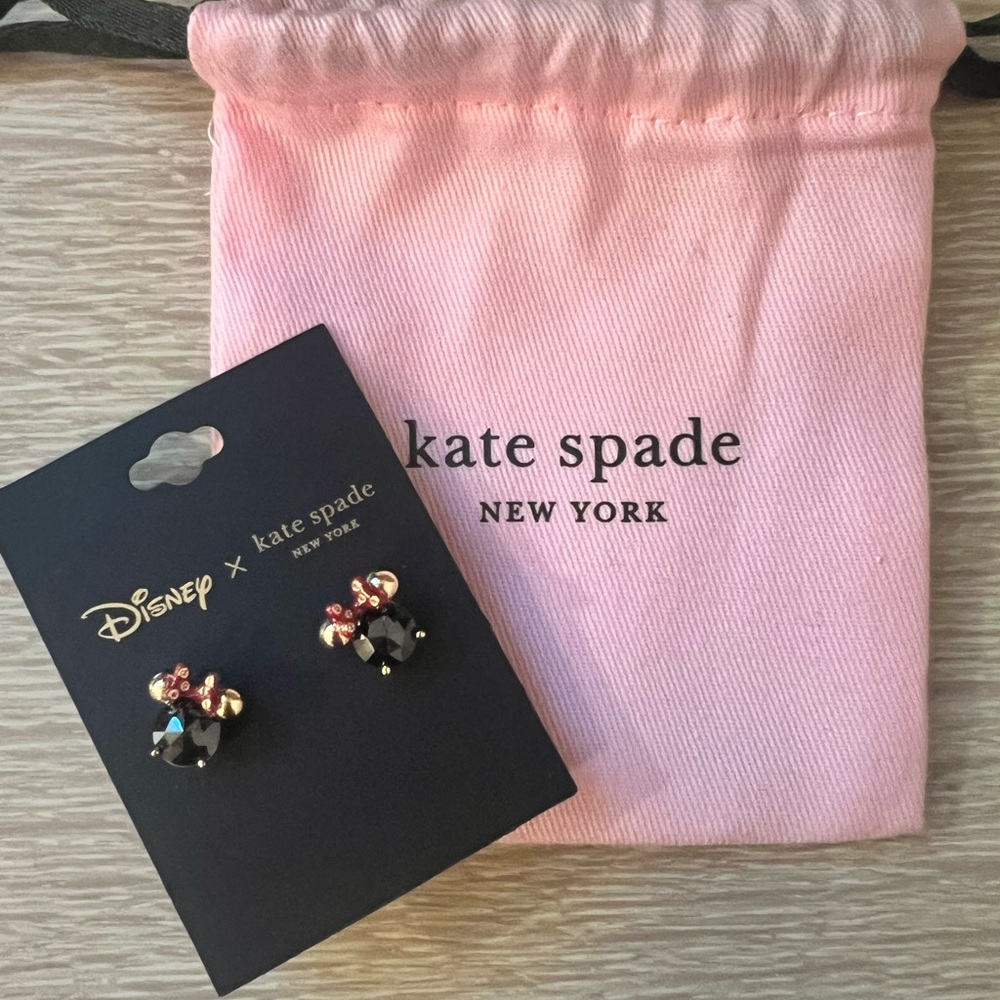 Kate Spade Minnie mouse earrings